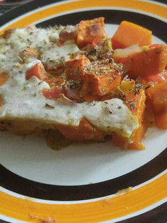 Una foto de Tortilla vegana de boniato (🌱)