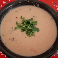 A picture of Pomegranate Steamed Kadhi.