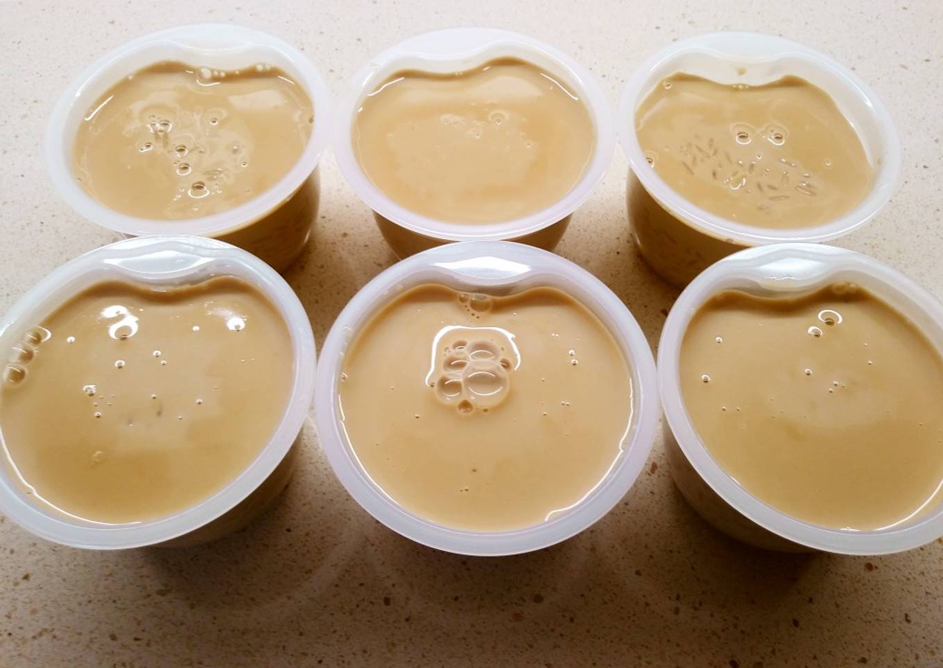 Arroz con leche con azúcar moreno