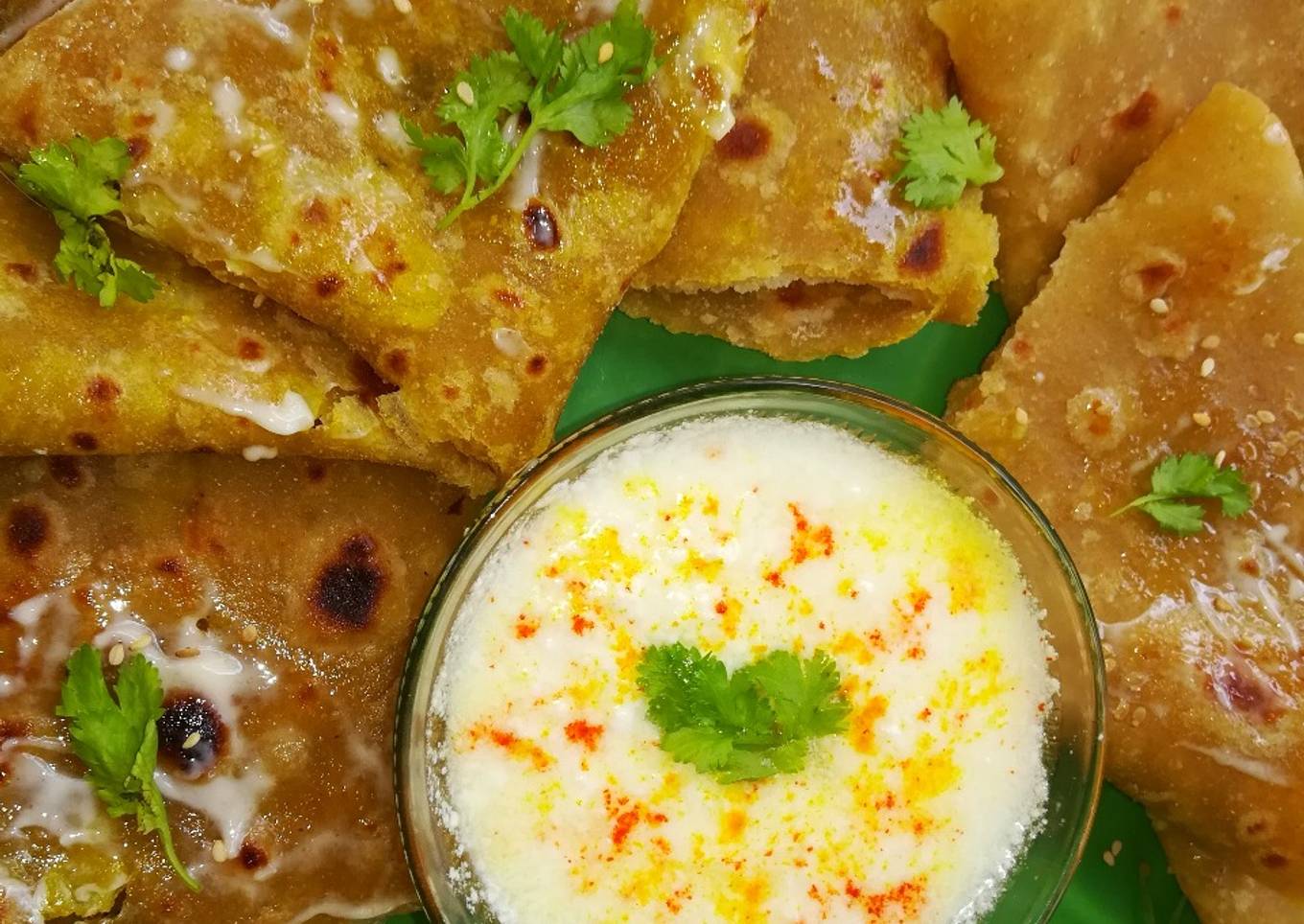 Aloo kulcha (Amritsari kulcha)