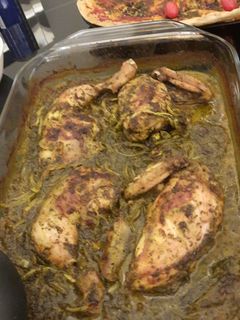 صورة لوصفة دجاج بالزعتر