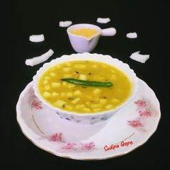 A picture of Coconut Moong Dal.