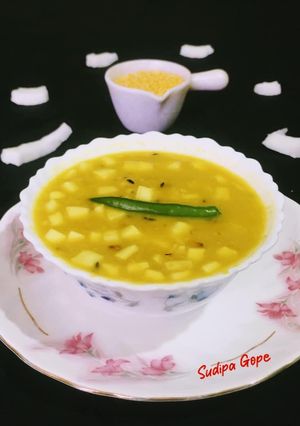 A picture of Coconut Moong Dal.