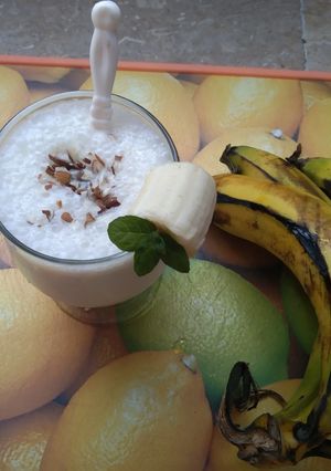 A picture of Banana milkshake.