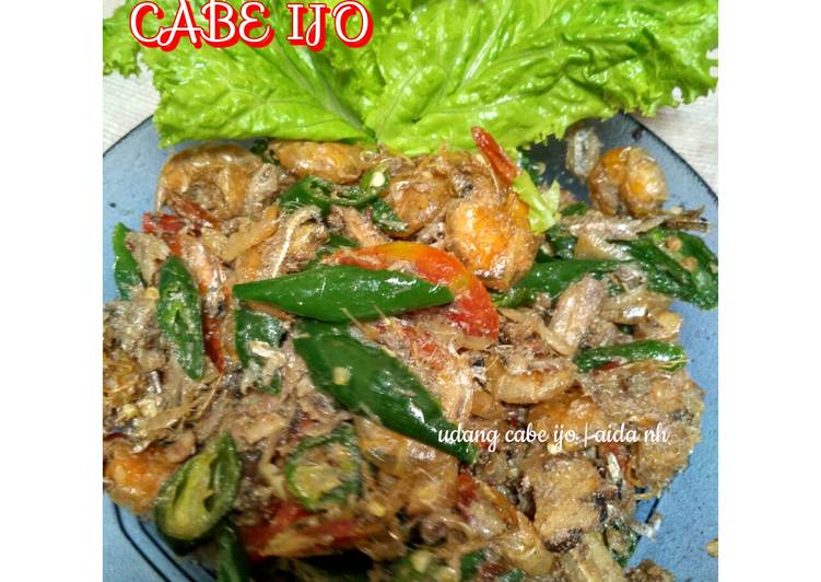 Resep Udang Teri Cabe Ijo yang Bisa Manjain Lidah