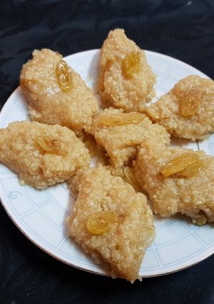 A picture of Alovera halwa.