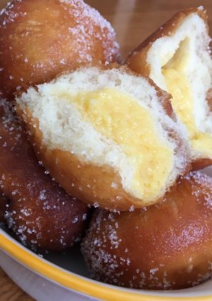 Foto resep Donat Mini isi Custard