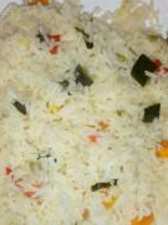 A picture of Vegetable rice.