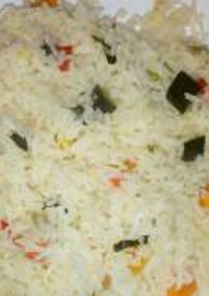A picture of Vegetable rice.
