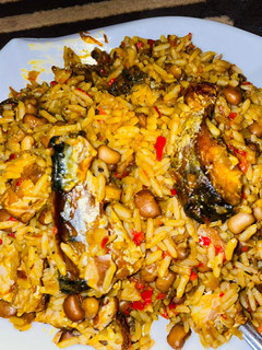 Jallof din shinkafa da wake ainihin hoton girkin