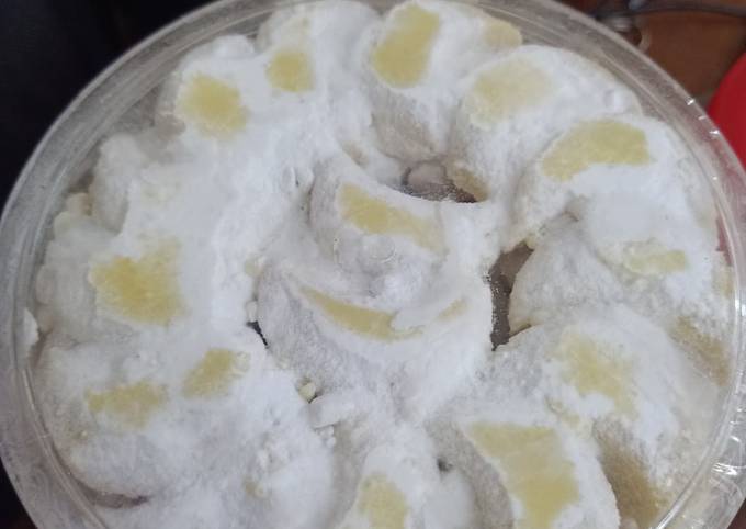 Putri salju keju homemade tanpa ribet