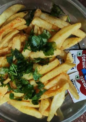 A picture of French fries.