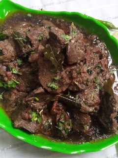 A picture of Mutton Liver/Kaleji.