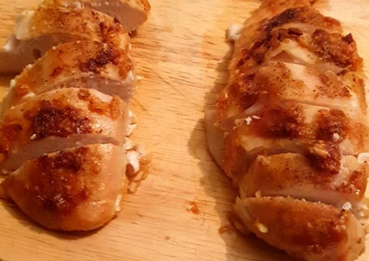 Recipe of Ultimate Butter garlic Baked chicken breast