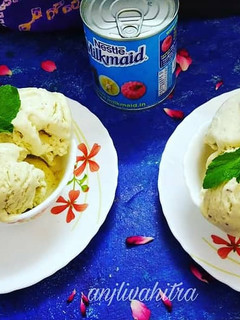 केसर पिस्ता आइस क्रीम(kesar pista ice-cream recipe in Hindi) रेसिपी मुख्य फोटो