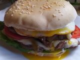 Hamburguesa Con Doble Hamburguesa De Carne