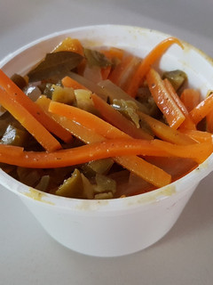 Una foto de Zanahorias en escabeche para tortas