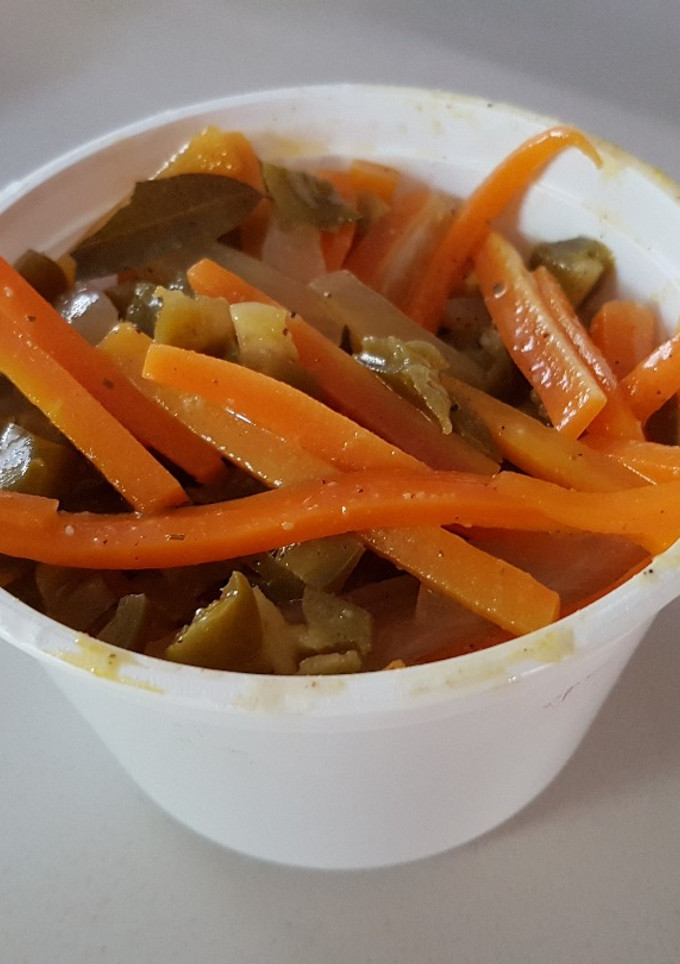 Una foto de Zanahorias en escabeche para tortas