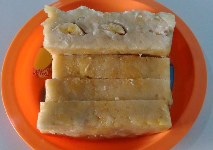 Nagasari roti tawar tanpa daun pisang