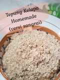 Tepung Kelapa Homemade (versi sangrai)