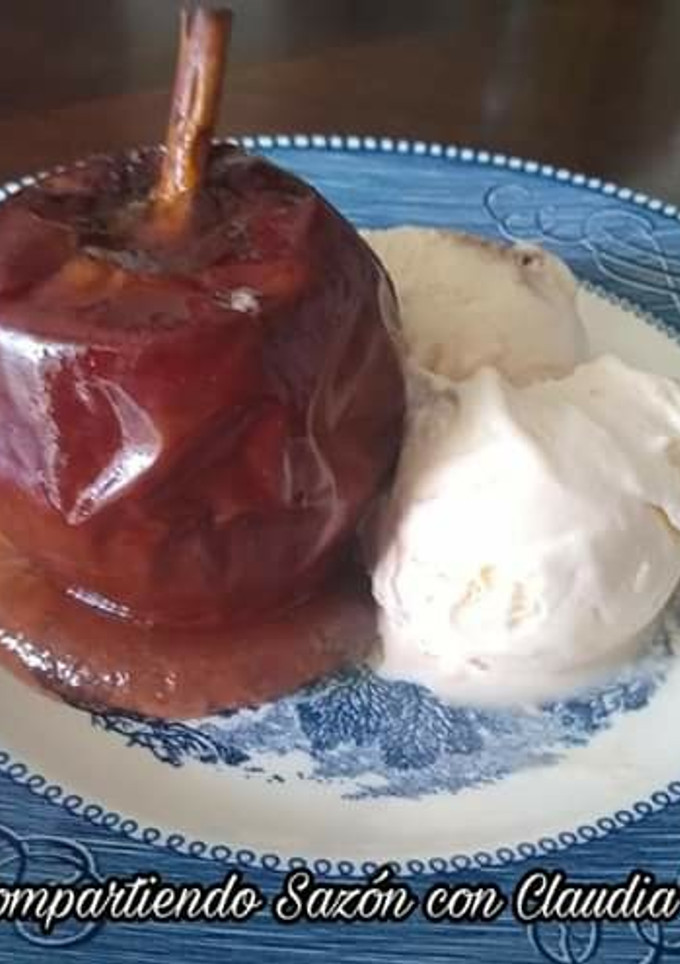 Una foto de Manzanas y peras al horno🌹