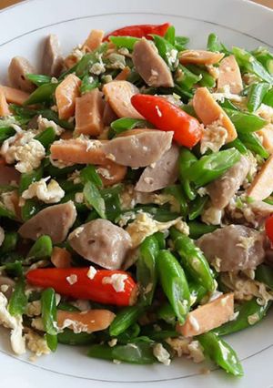 Foto resep Tumis Buncis bakso sosis