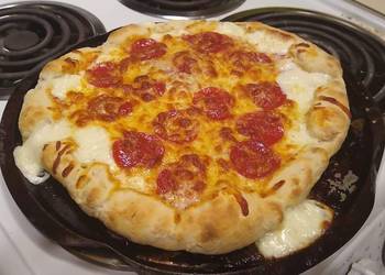How to Recipe Appetizing Athome Stuffed Crust Pizza Shortcut