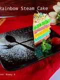 Rainbow Steam Cake (4 telur)