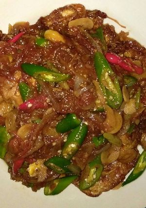 Foto resep Telur ceplok cabe ijo