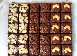 Foto resep Brownies Panggang/Brownies potong