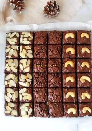 Foto resep Brownies Panggang/Brownies potong
