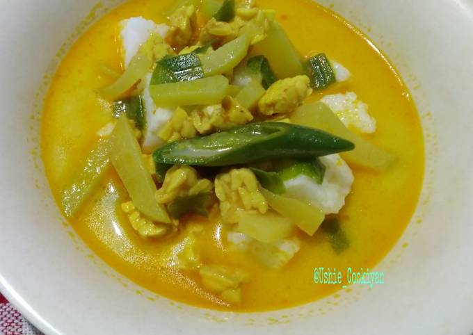 Resep Lontong Sayur Labu Siam Tanpa Santan Oleh Ushie Cookiyan Cookpad