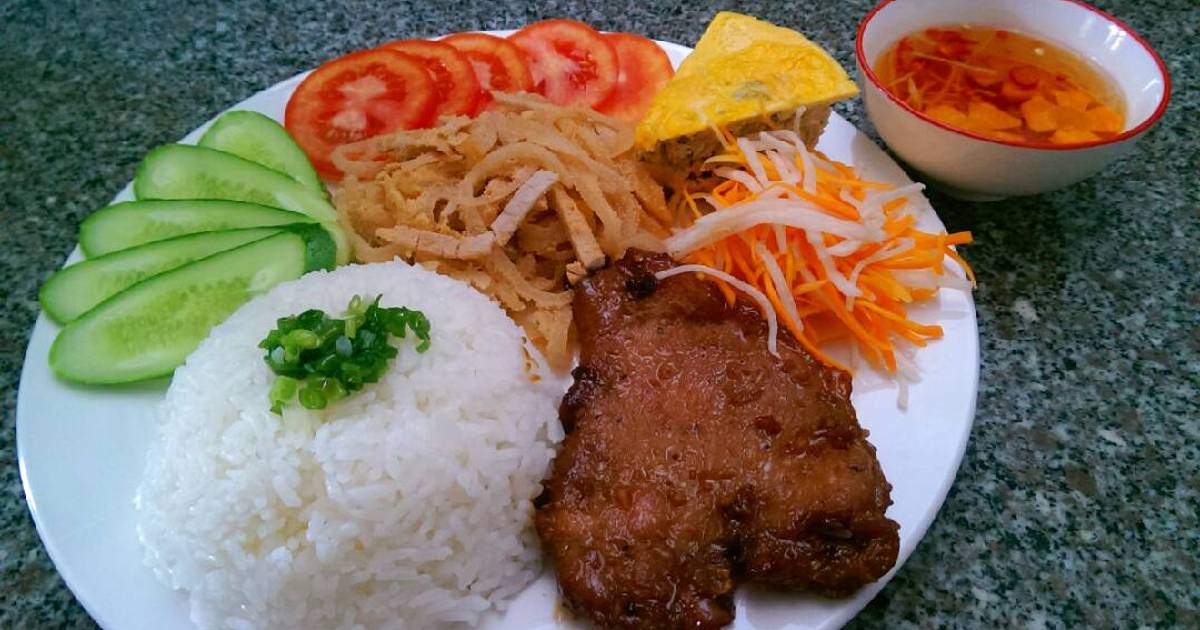 Cách Làm Món Cơm Sườn Bì Chả của Nguyễn Lê Hồng Hạnh - Cookpad