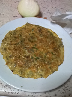 Una foto de Tortilla de habas