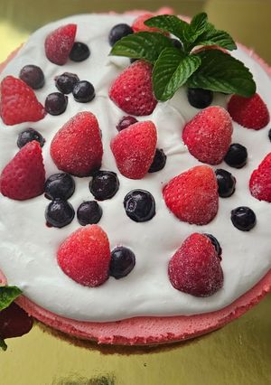 Una foto de Tarta de frutilla