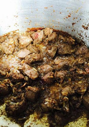A picture of Fried liver.
