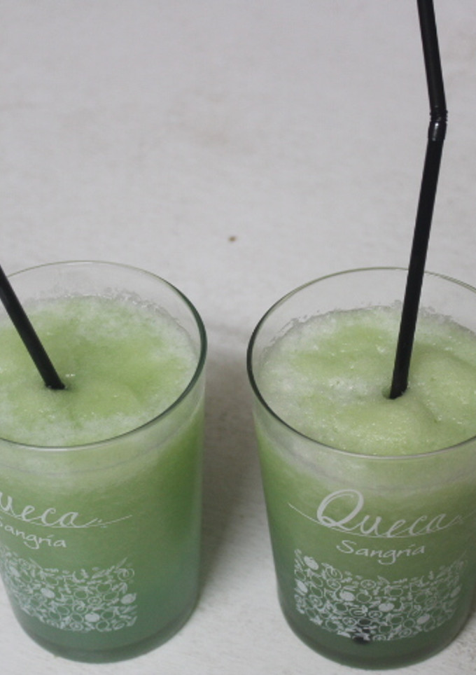 Una foto de Batido de melón con menta