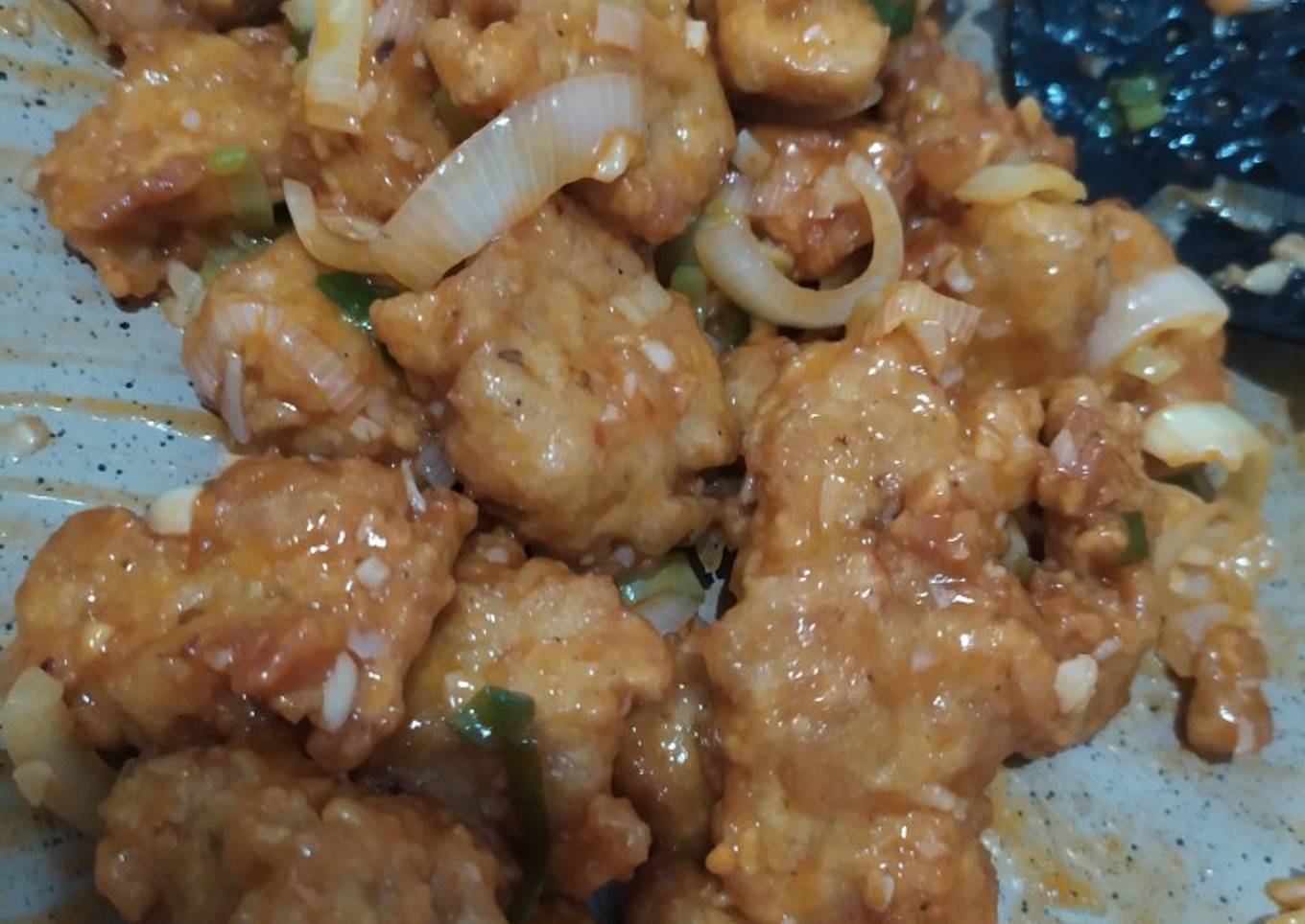 Tempe asam manis