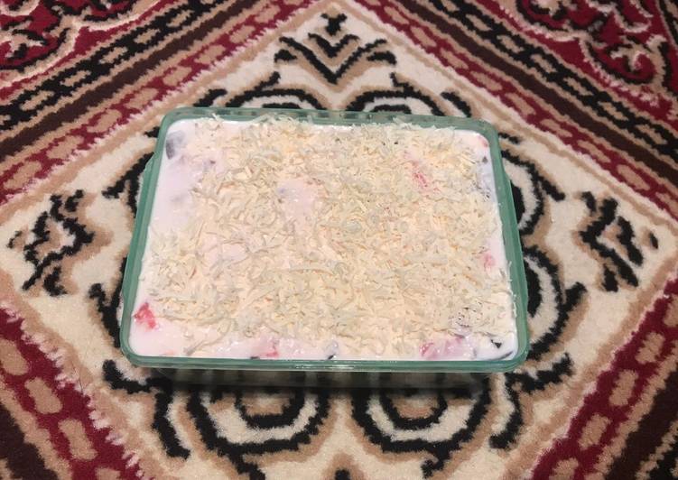 Resep Salad buah nutrijel |  Menyiapkan Salad buah nutrijel yang Lezat Sekali