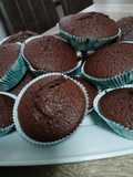 Muffins σοκολάτας με κεφίρ