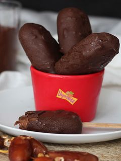 Una foto de Helado Vegano de Chocolate y Aguacate