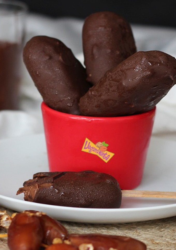 Una foto de Helado Vegano de Chocolate y Aguacate
