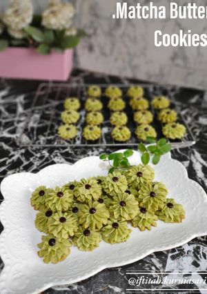 Foto resep Matcha Butter Cookies