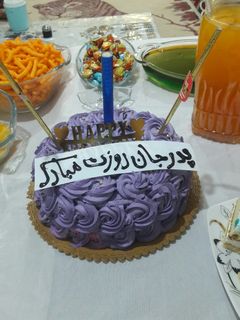عکسی از دستور تزیین کیک روز پدر و مرد