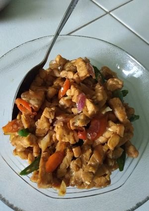 Foto resep Tumis tempe anti ribet 😉