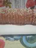 Tronco de galletas y chocolate