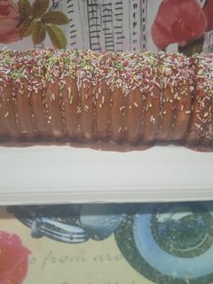Una foto de Tronco de galletas y chocolate