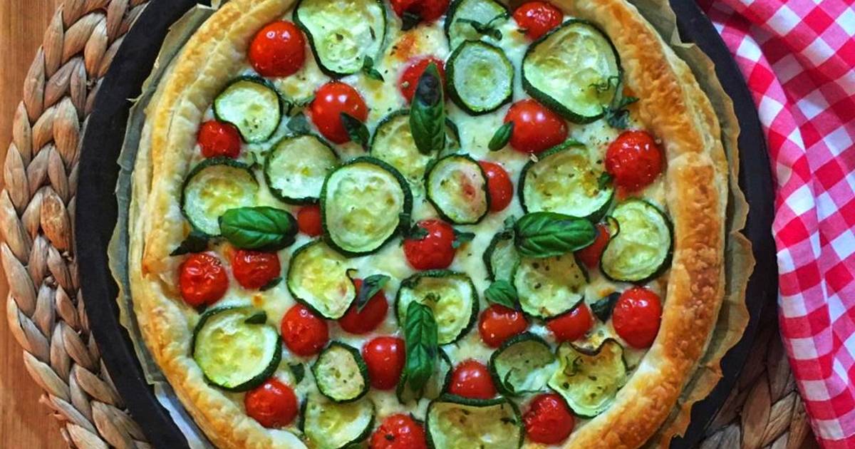 Ricetta Torta salata con zucchine e pomodorini 🌷 di Francesca Naselli ...