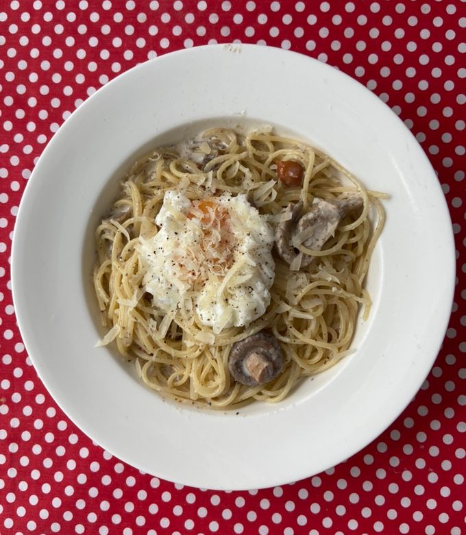 Foto principal de Pasta con salsa de trufa y setas