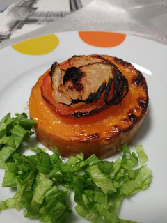 Una foto de Discos de calabaza horneados
